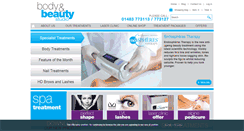 Desktop Screenshot of bodyandbeautystudio.com
